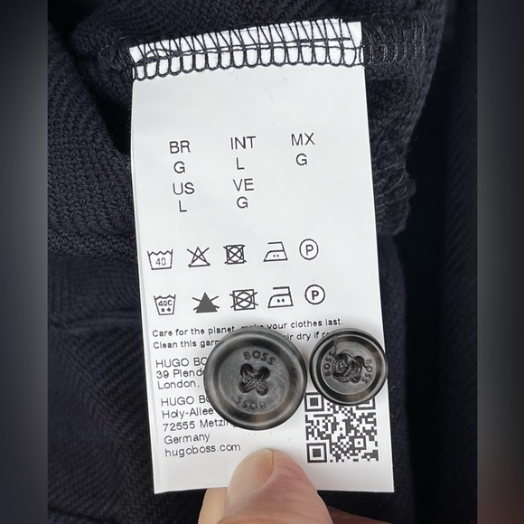 BOSS Owen Shadow Check Button-Up Overshirt size large - Picture 13 of 17